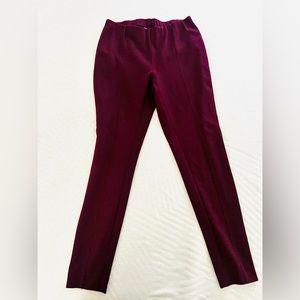 J Jill Ponte Pant Small Petite Women Burgundy